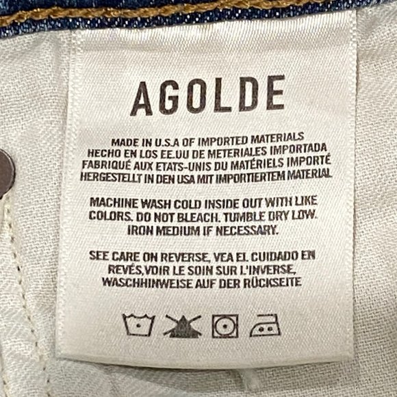 Agolde “Toni Mid-Rise Dine” Straight Jeans - Picture 15 of 15